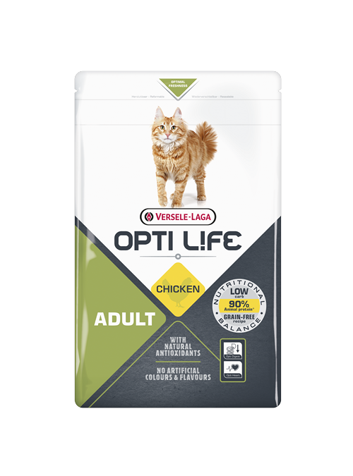 Opti Life Adult 1 kg Pollo Pienso para Gatos